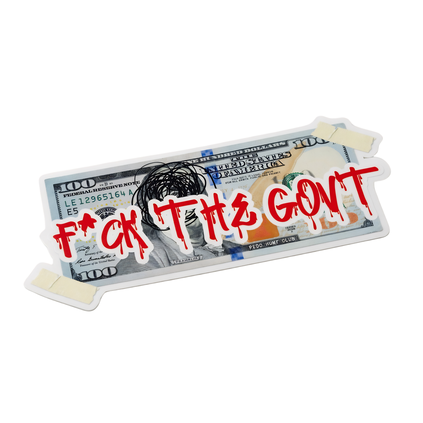 F*CK THE GOVT STICKER